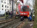 KVB Zug entgleist Koeln Suelz Suelzguertel P049